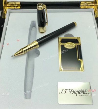Wholesale 1:1 Replica S.T. Dupont Pen and Lighter Set